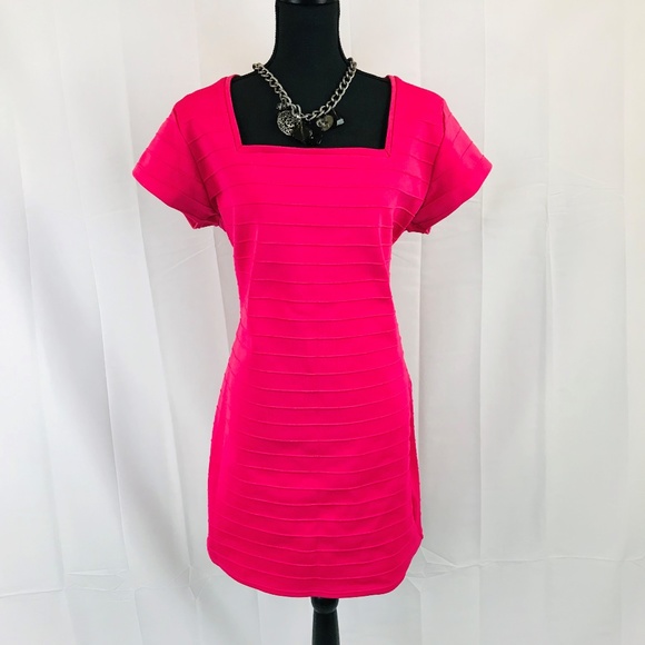 Nicki Minaj Dresses & Skirts - Plus Size Body Con Bandage Pink Dress